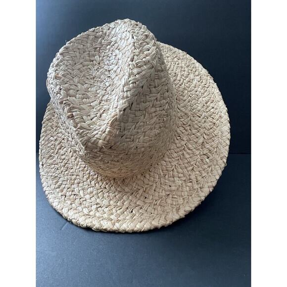 Will + Bear Sawyer Straw Rafia Hat River Sand Wide Brim Unisex Large Beach - Picture 4 of 10